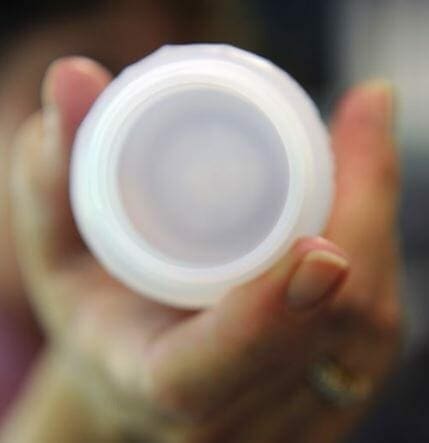 empty sample that you can use to mix with urine and water