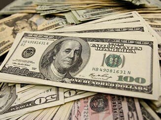 A photo of money
