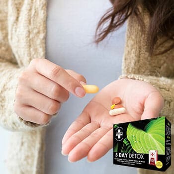 Rescue 5 Pill in hand