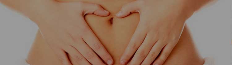 woman slim belly