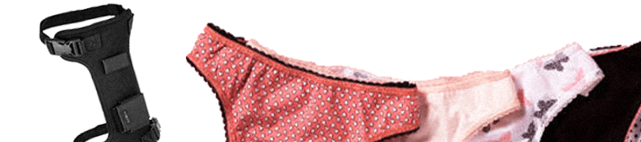 Neoprene leg strap and different kinds of underwear