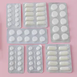 stacks of supplements